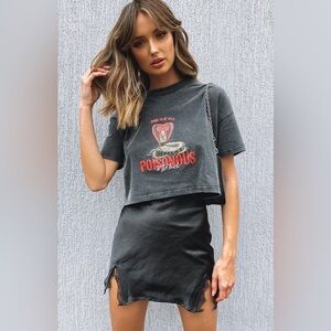 Vivian Lace Mini Skirt Black